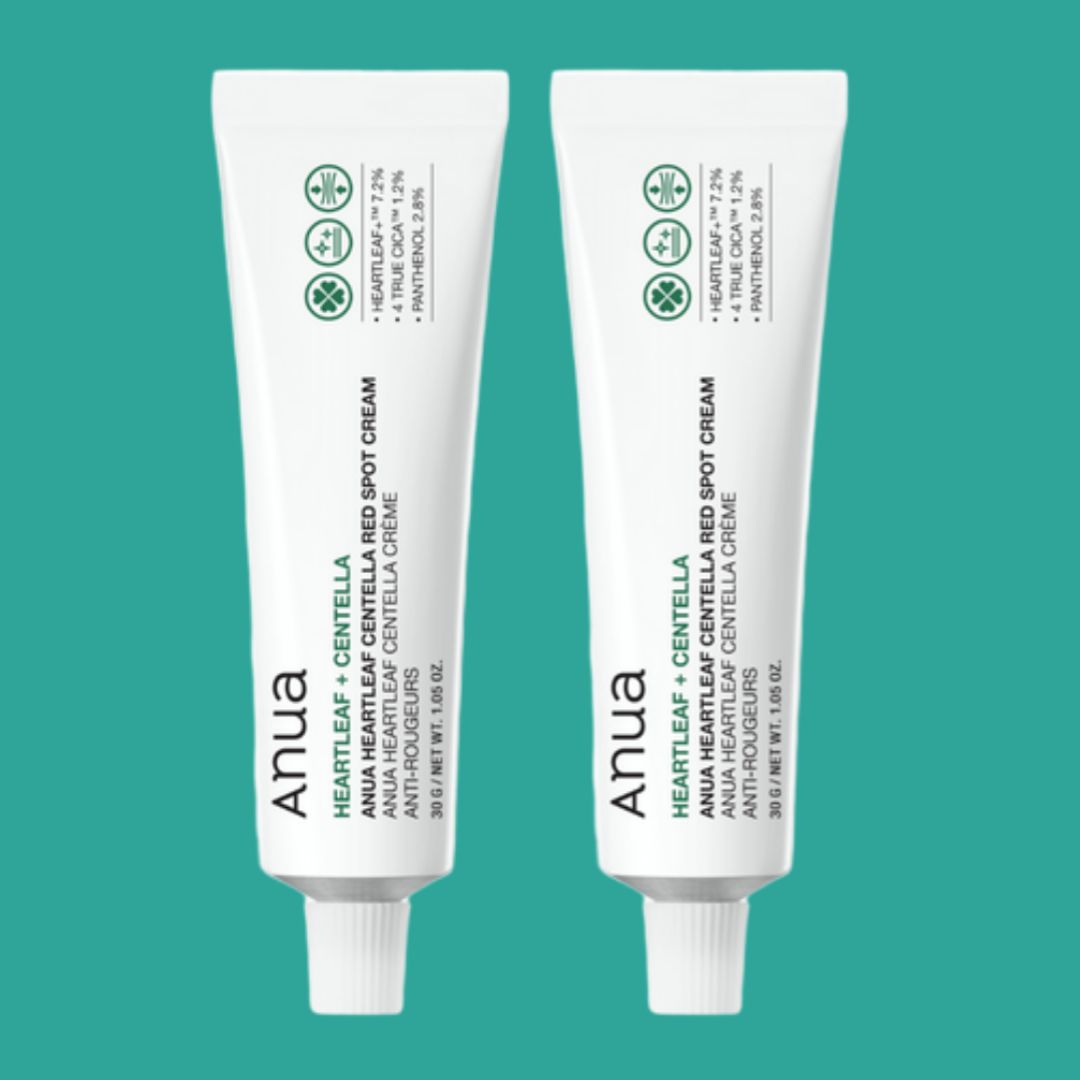 아누아 어성초 크림 1+1 센텔라 레드 스팟 연고 트러블 진정 여드름 30g + 30g - 메인 이미지
