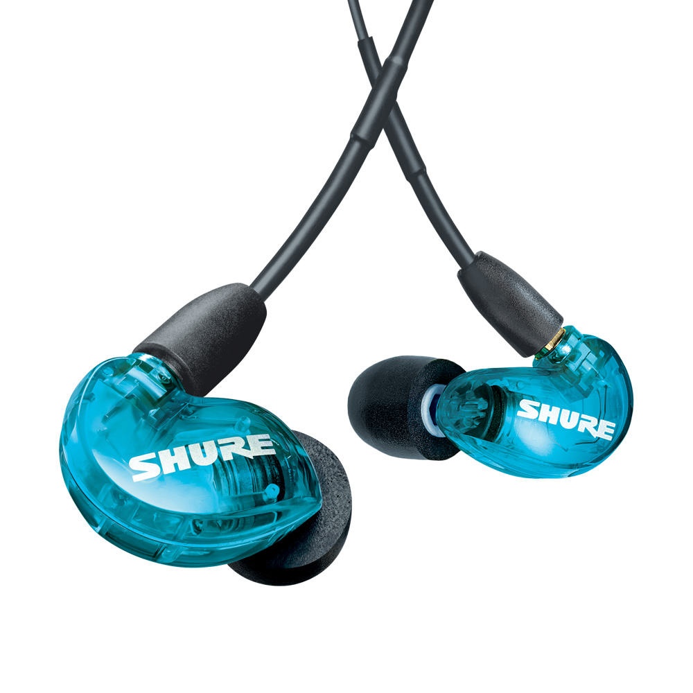 [SHURE] 슈어 스페셜 에디션 SE215 SPE 사운드 아이솔레이팅 이어폰 (블루) - 상품 이미지