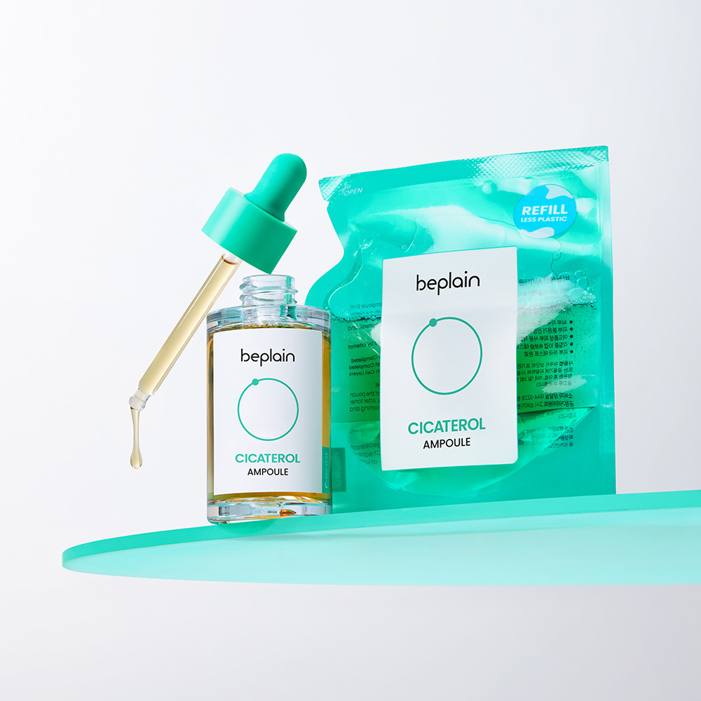 [총 61ml] 비플레인 시카테롤 앰플 30ml+리필 31ml 기획 / 트러블케어 진정 제품 이미지