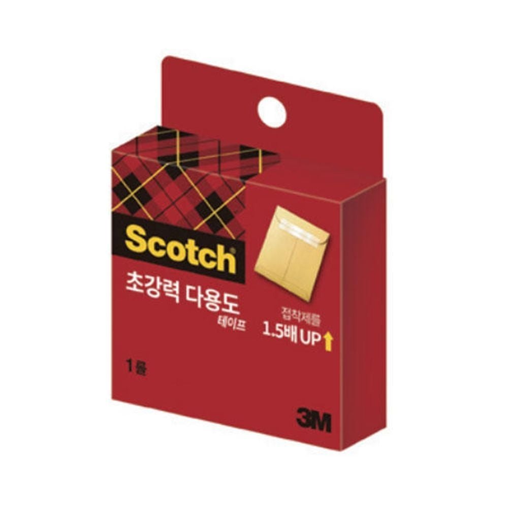 3M 스카치 강력 투명테이프 리필 SH1815R 18MM 12개입 - 상품 이미지