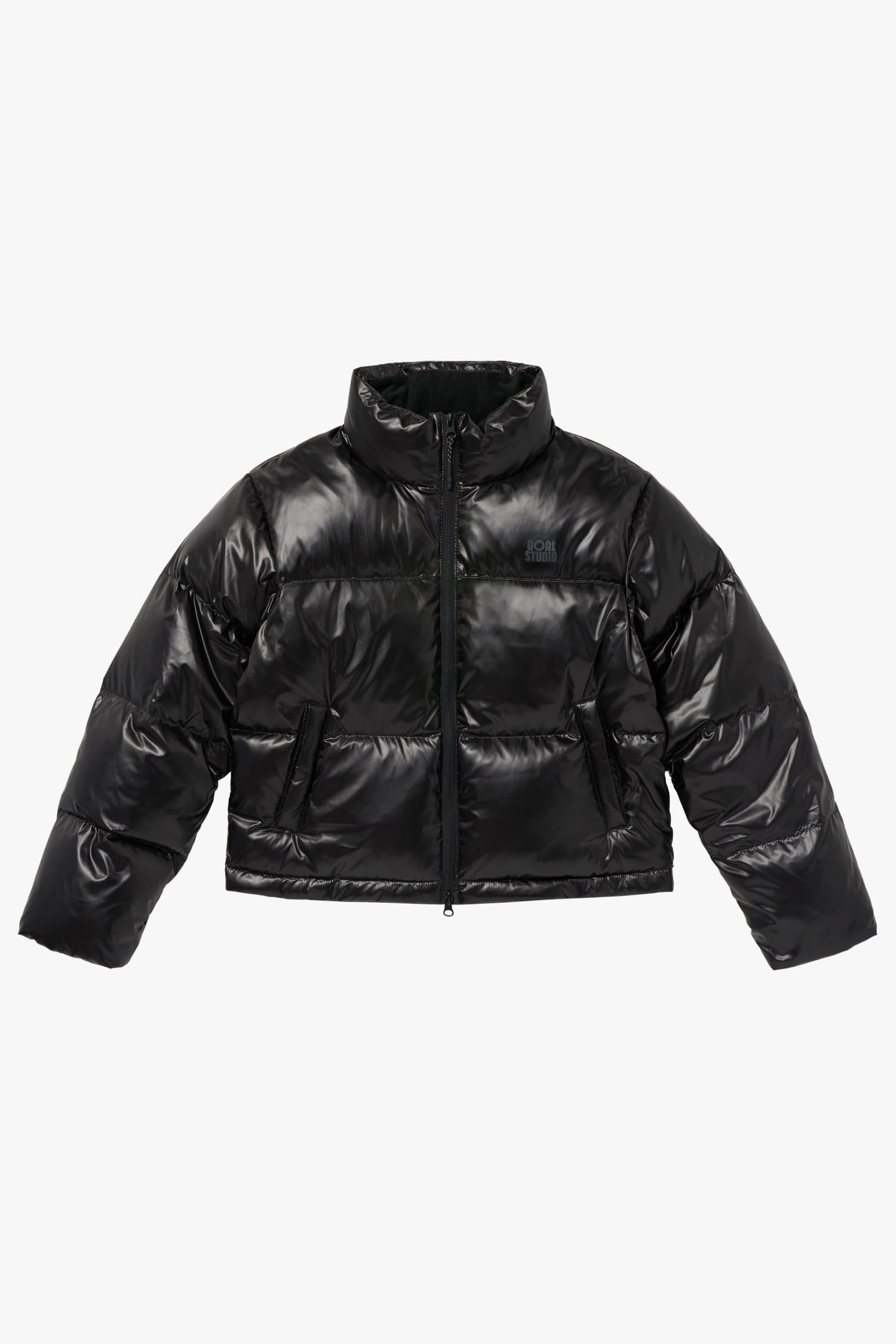 WS CROPPED PUFFER DOWN JACKET-BLACK - 상세 이미지 2