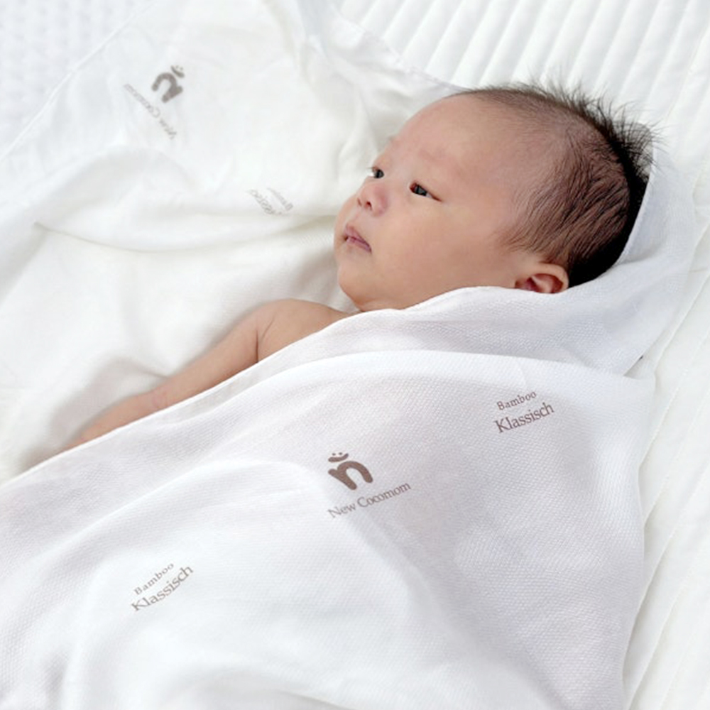 뉴코코맘 신생아 아기 천기저귀 밤부100% 목욕타올 사각기저귀 무형광 속싸개 겸용 대형