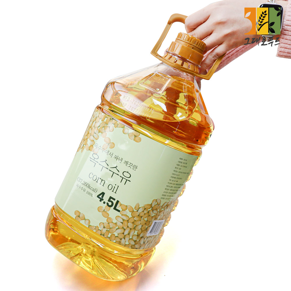 그대로푸드 옥수수유 4.5L 옥배유 - 상세 이미지 3