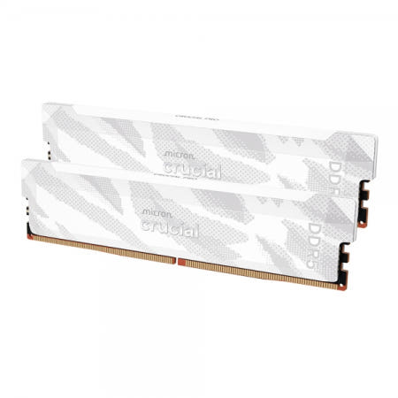 마이크론 마이크론 Crucial DDR5-6400 CL32 PRO Overclocking White 패키지 대원씨티에스 (32GB(16Gx2))