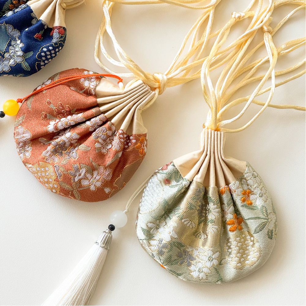 데이로이 미니 복주머니 전통 복조리 새해 복주머니 외국인 기념품 명절 선물