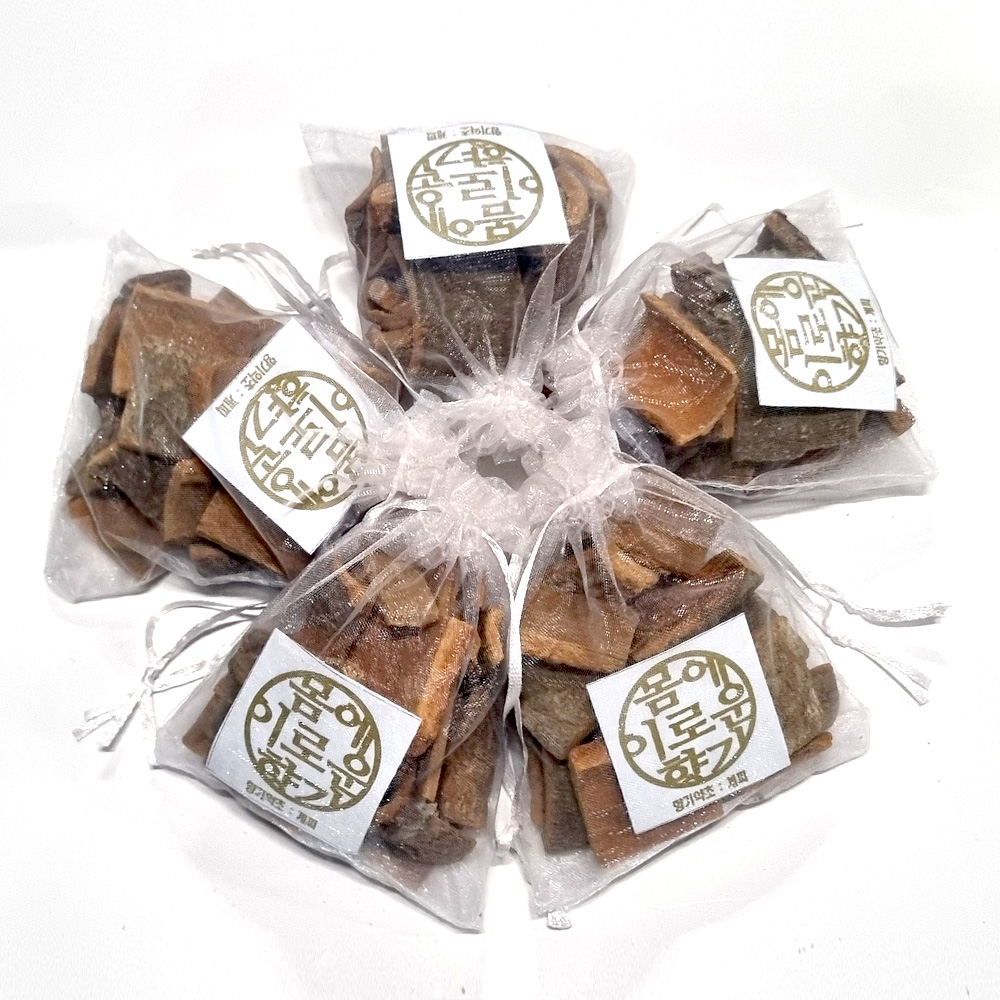 몸에이로운 차량용 천연 방향제 계피칩 45g x 5개 - 상품 이미지