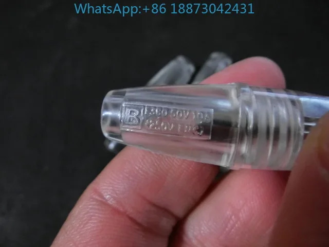 10PCSBULGIN FX0380 퓨즈 홀더 나사 고정 터미널 5x20mm 투명 쉘
