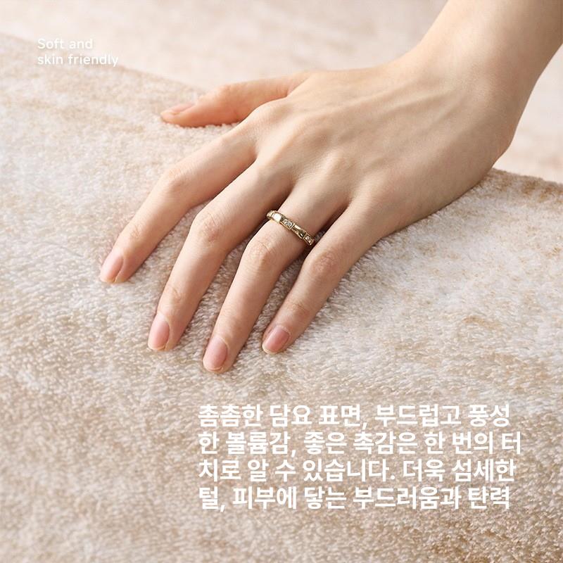 거실 침실용 대형 바닥 매트 카펫 샌드드unes A 60x160cm 플라스틱 베이스 - 상세 이미지 2