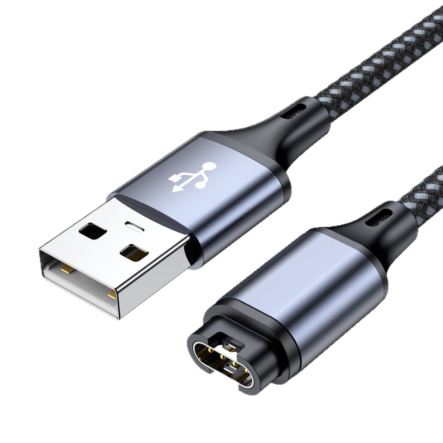 바라보고 스마트워치 충전 케이블 1.2m 가민 USB 타입, 그레이 - 상세 이미지 2
