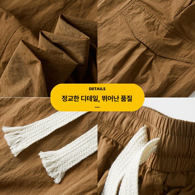 캐주얼 카고 반바지 데일리룩 예능 드라마 연예인스타일 - 상세 이미지 5