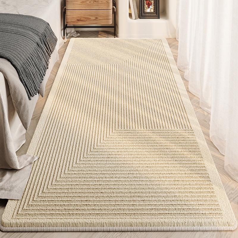 플러시 카펫 침실 바닥 매트 침대 옆 루난-DI02 60x180cm - 상세 이미지 3