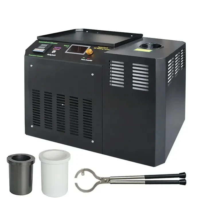 1200도 2KG 전기 제련로 물 냉각장치로 금 220V를 녹이는 은 용해로