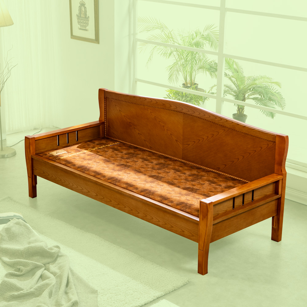 웰니즈 3인용 온열소파 온돌 황토볼 카우치 흙쇼파