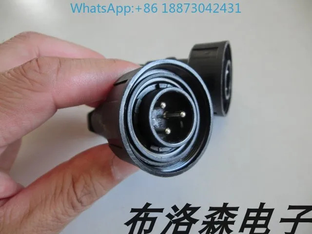 BULGIN PX0731/P 원형 커넥터 케이블 설치 3P 핀 플매트 카펫 러그 나사 잠금 와이어