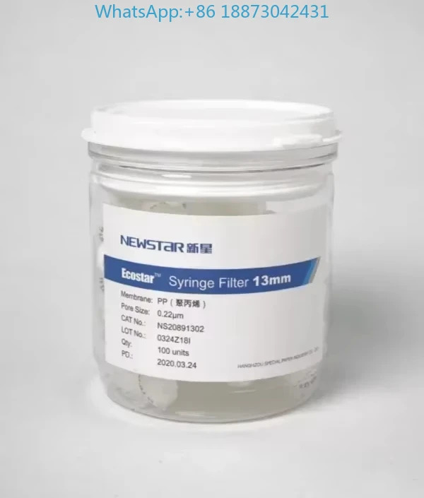 일회필터 헤드 폴리프로필렌 PP 필터 직경 1m 25mm 조리개 0.22mm 0.45um