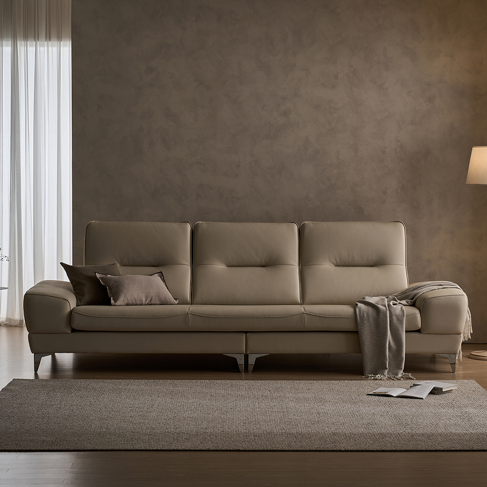 핀란디아 클로 이태리 통가죽 4인용 3인용 소가죽 천연가죽 소파