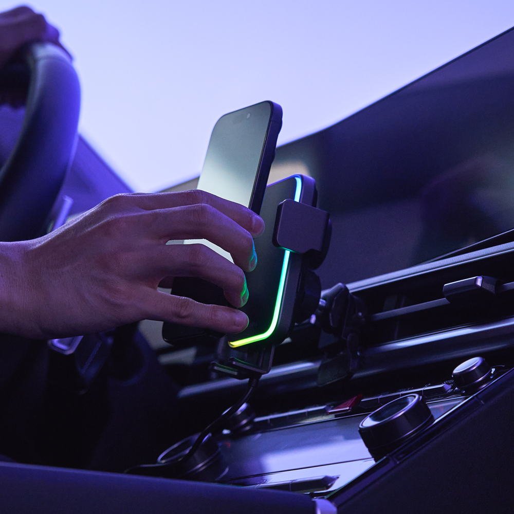 카플 더마운트 오리지널 V2 차량용 핸드폰 거치대 15W 고속 휴대폰 무선 충전기+6종구성