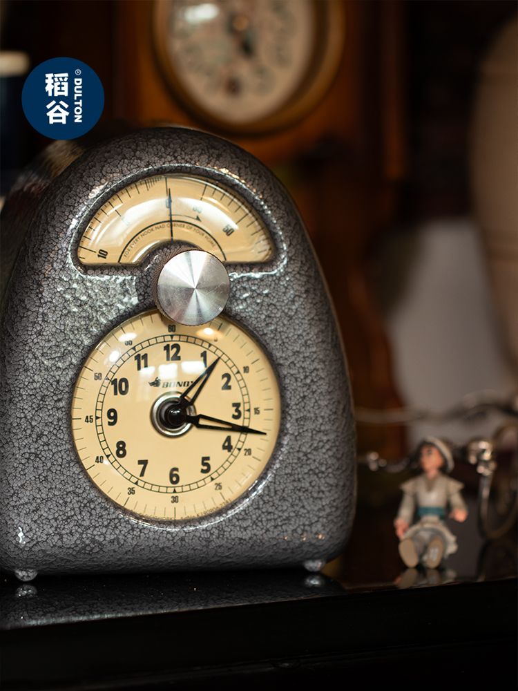 보녹스 탁상시계 이사무 1932년 투인원 DULTON 화이트 - 상세 이미지 3