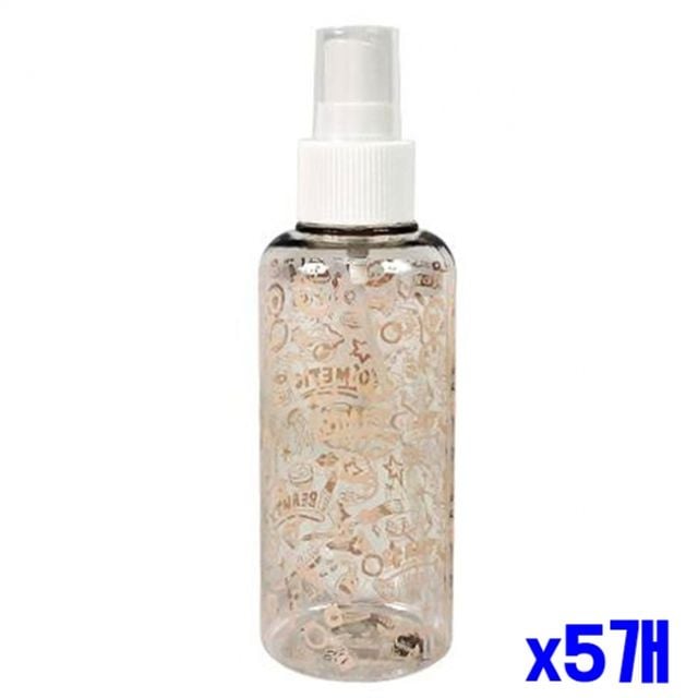 투명 스프레이용기 150ml x5개 - 상품 이미지