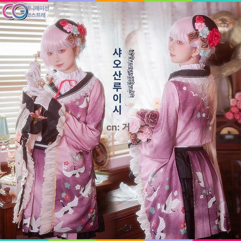 프로세카 프로젝트 세카이 코스프레 아키야마 미즈키 25시 나이트코드에서 일본풍 로리타 의상 - 상세 이미지 2