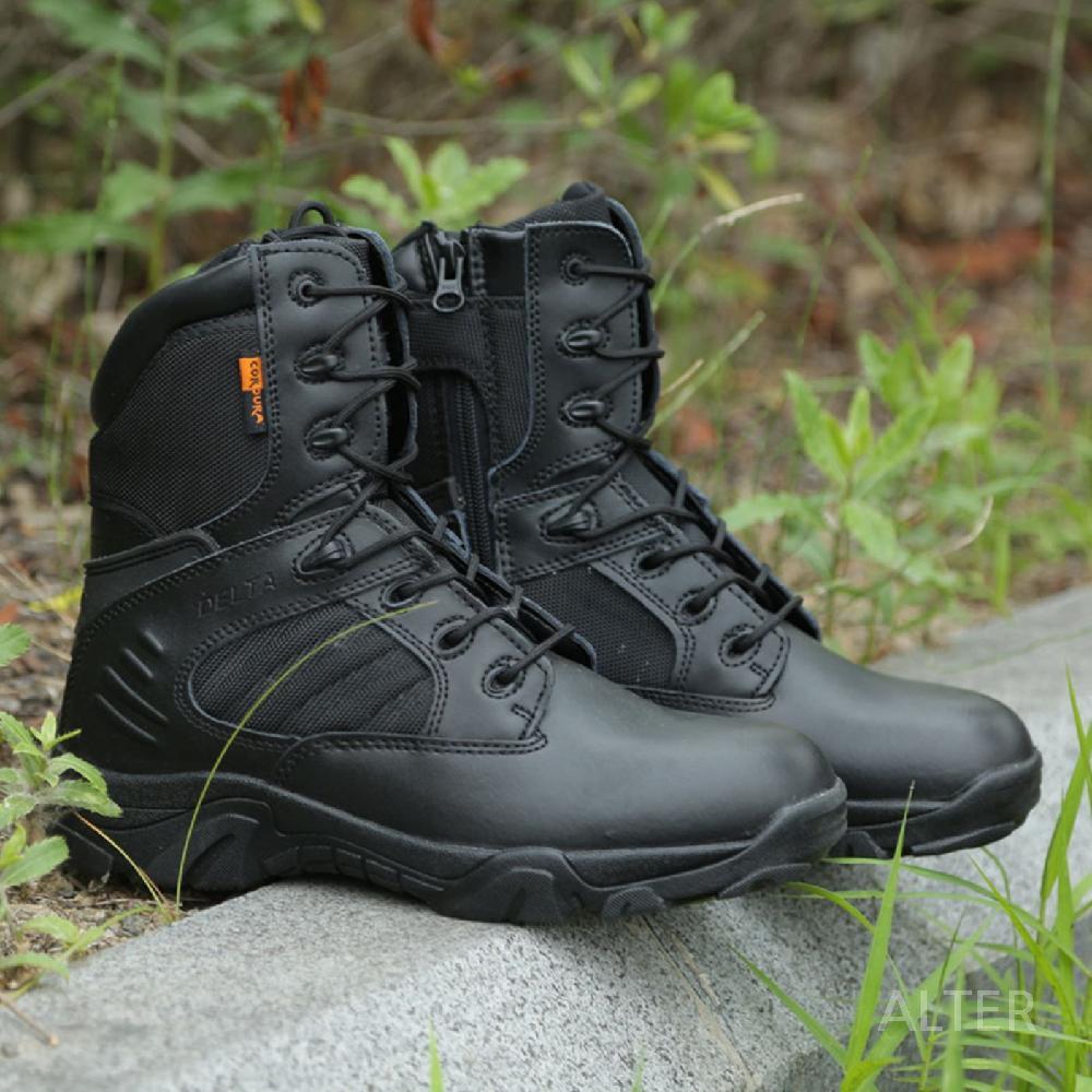 경량 해병대 군화 방수 전투화 하이탑 남녀공용 통기성 하이워커 등산화 미군 - 상세 이미지 3