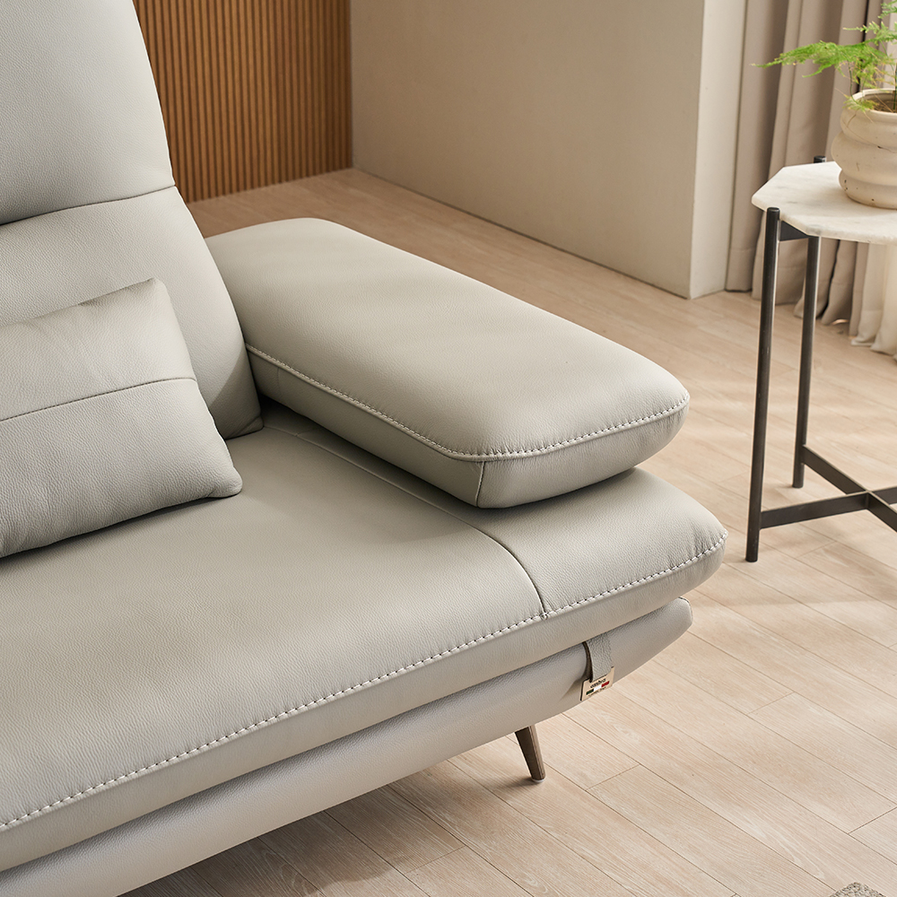 핀란디아 제이드 이태리 통가죽 4인용 3인용 소가죽 천연가죽 소파