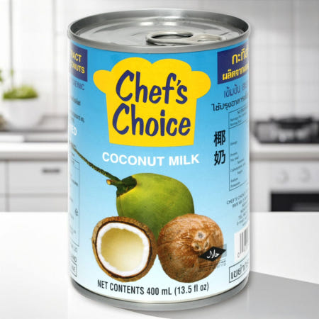 카페라떼 베이킹재료 쉐프초이스 코코넛우유 커리요리 식물성우유 코코넛밀크 400ml 태국