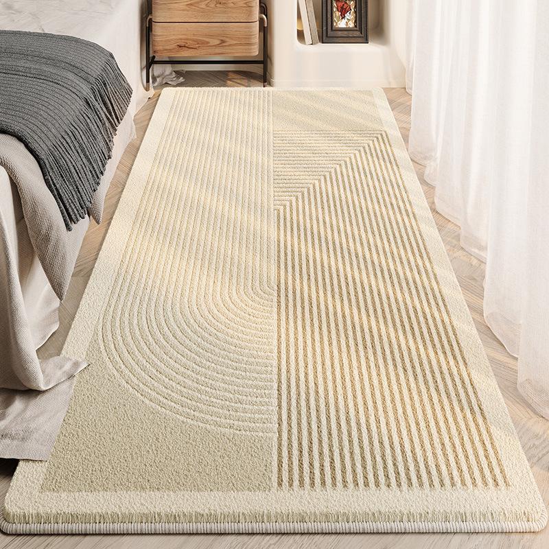 플러시 카펫 침실 바닥 매트 침대 옆 루난-DI02 60x180cm - 상품 이미지