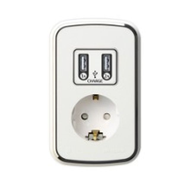 라피네 USB 콘센트 1구 진흥전기 - 메인 이미지