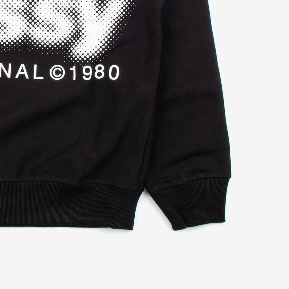 스투시 BLUR CREW 맨투맨 1914972-BLACK