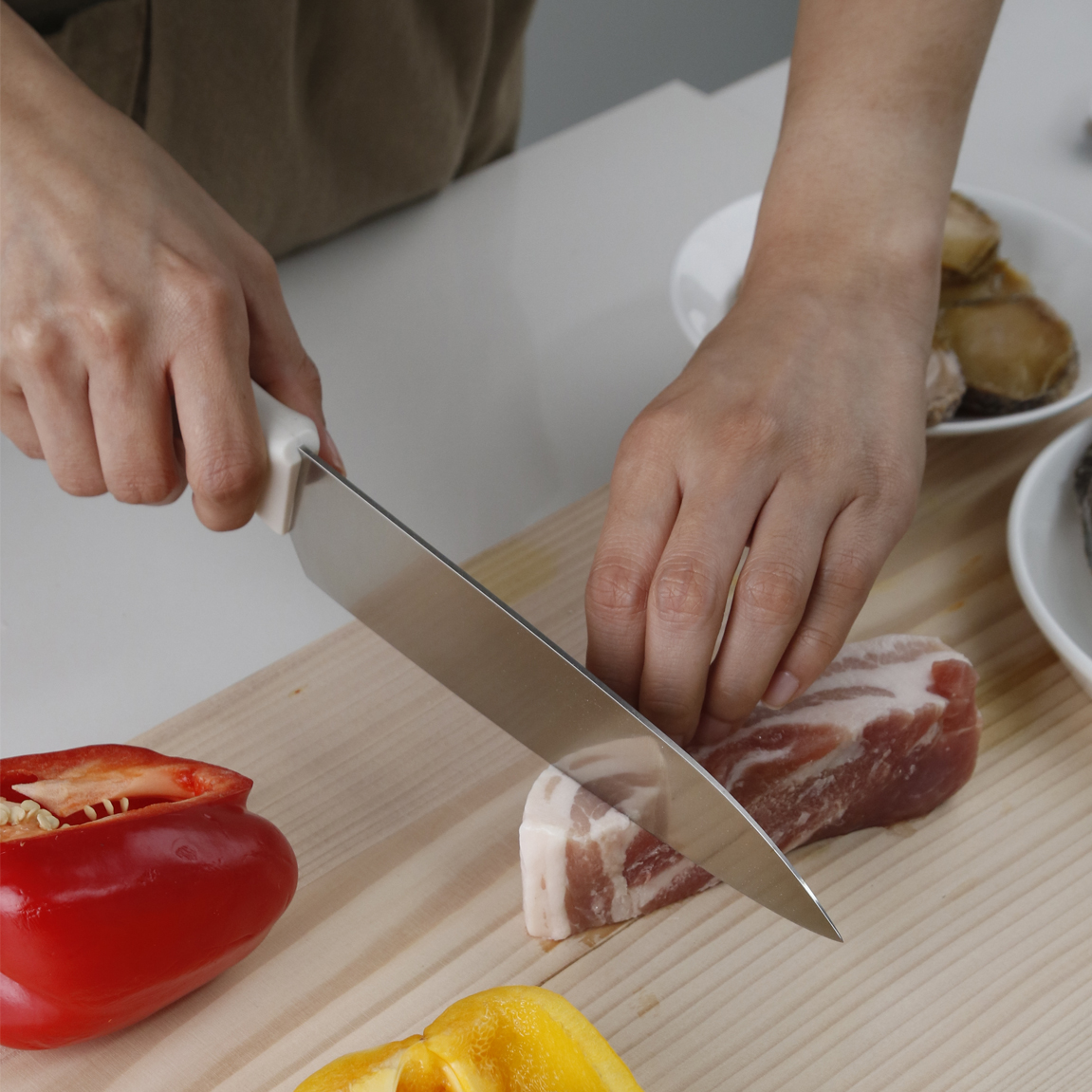 이너홈 프리미엄 주방칼 셰프식도 야채 고기칼 - 메인 이미지