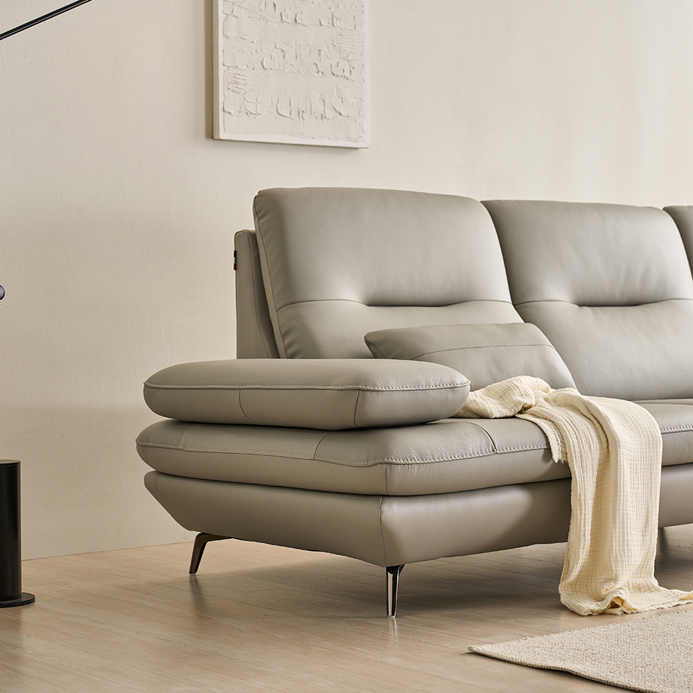 핀란디아 제이드 이태리 통가죽 4인용 3인용 소가죽 천연가죽 소파