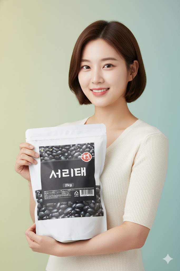 국내산 서리태 검은콩 2kg - 상품 이미지