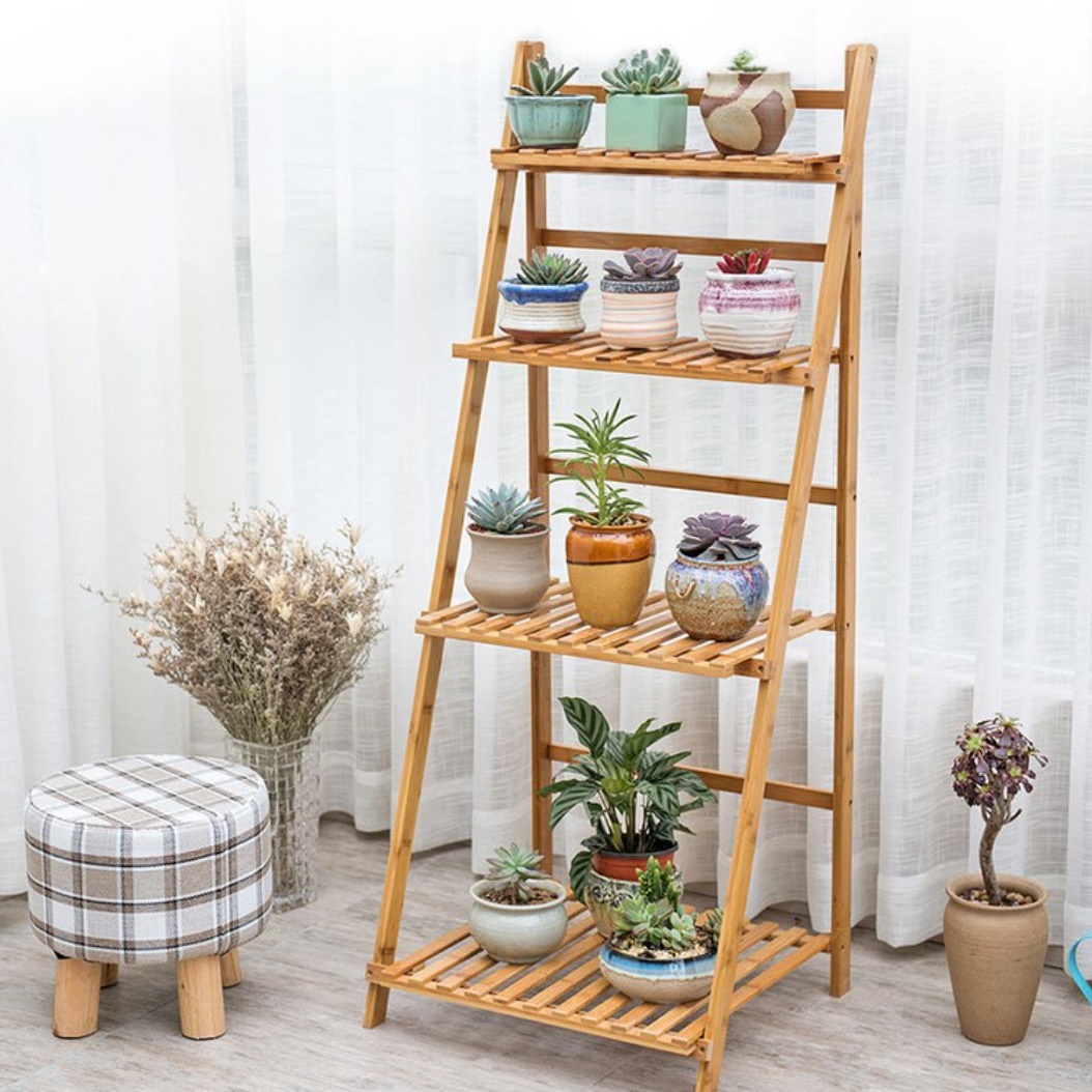 거실 창가 테이블 화분 테이블 소형 장식 테이블 3단