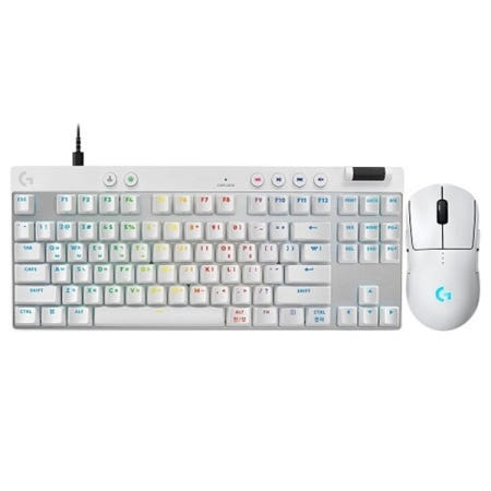 로지텍 G PRO 2 LIGHTSPEED + PRO X TKL RAPID 키보드 마우스 세트 (화이트)