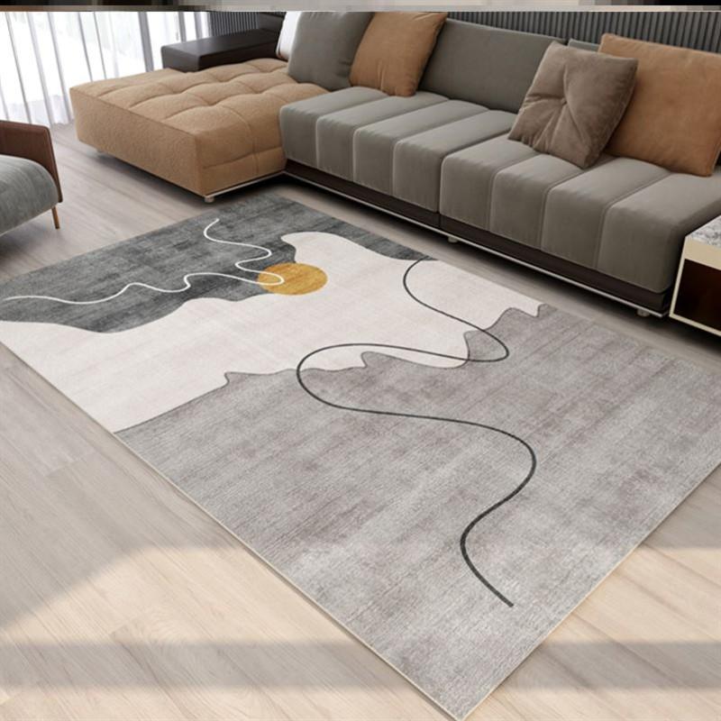 거실 침실 대형 방수 워셔블 사계절 바닥 매트 D66 메탈릭 80cmx120cm 포름알데히드 무첨가 - 상세 이미지 5