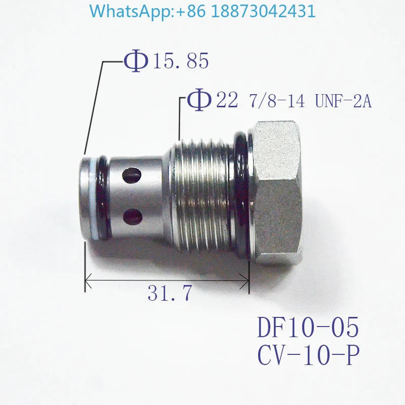 5PCS 압력 유지나사 플매트 카펫 러그체크밸브 DF10-05 CV-10-P.