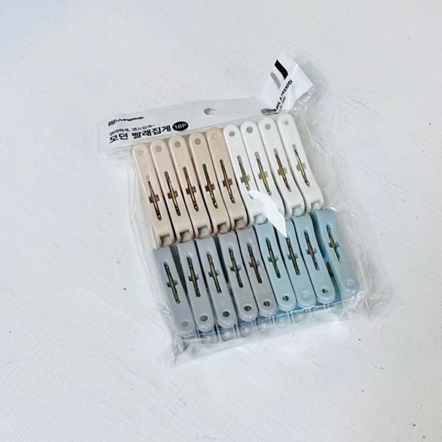 모던 빨래집게 18P - 상품 이미지