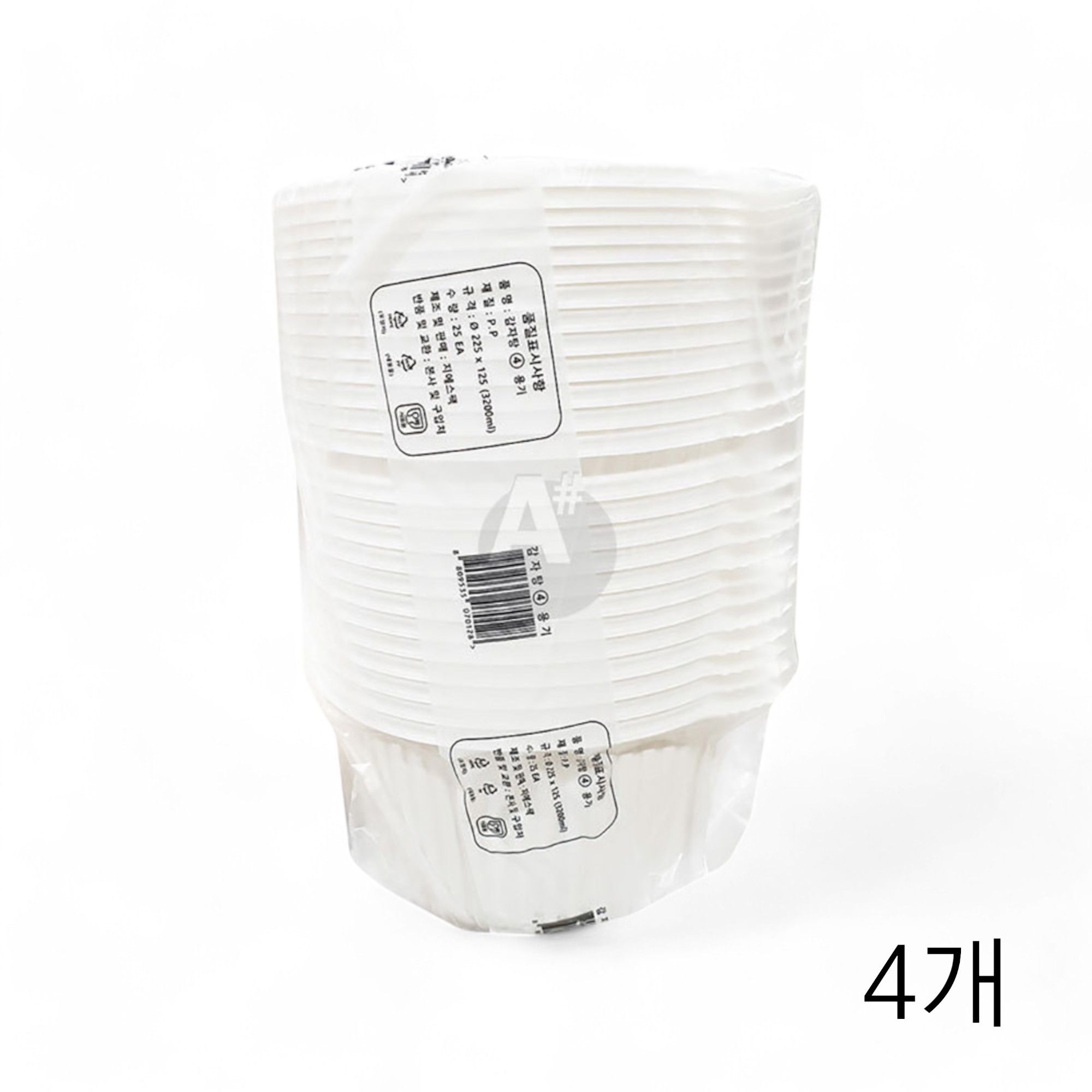 GS 감자탕용 일회용기 4번 230X120mm 25입 X 4개 - 상품 이미지