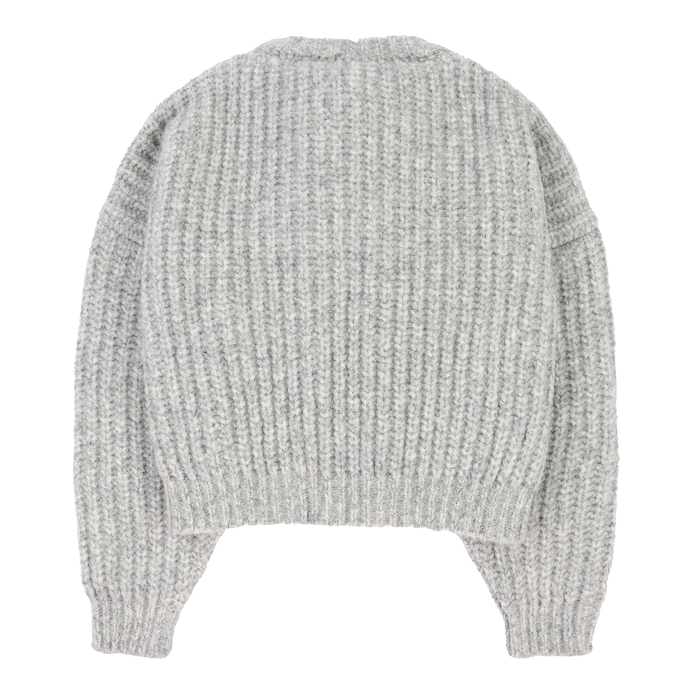 샤이나모트 여성 Classic Crewneck 니트 스웨터 CLASSICCREWNECK-FW24-SMOKE - 상세 이미지 2