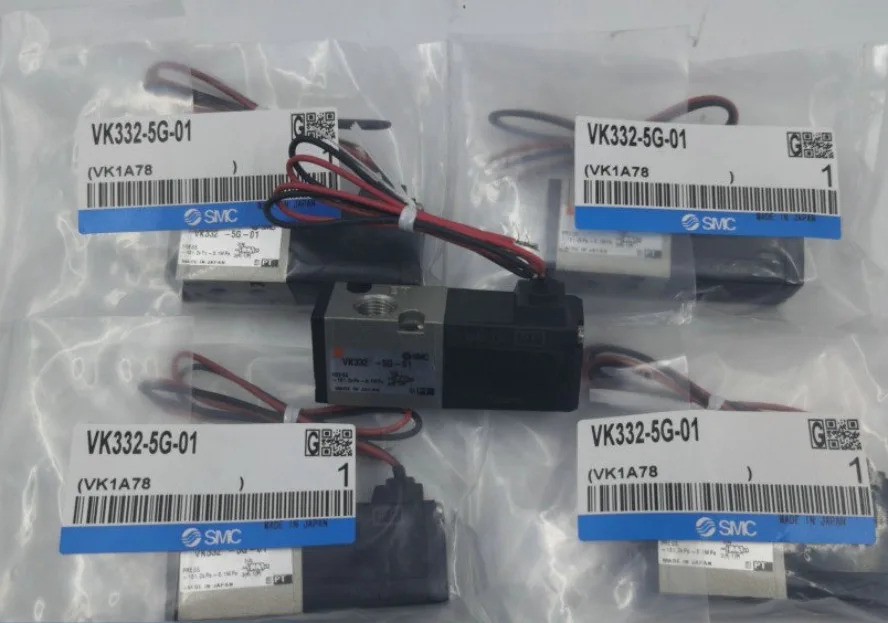 1PCSMC 솔레노이드 밸브 vk332v/vk332-5g/5g/5d/5dz-M5-01-f