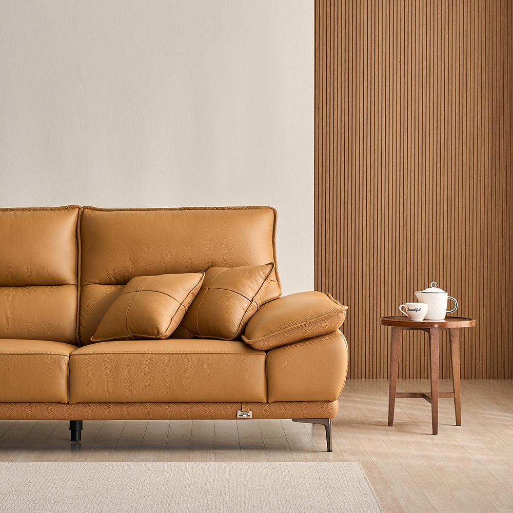 핀란디아 레노아 이태리 통가죽 4인용 3인용 소가죽 천연가죽 소파