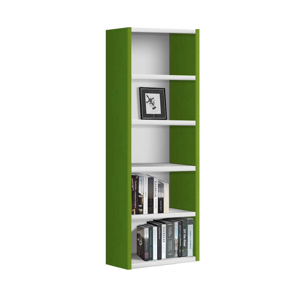 PET 5단600 책장 화이트