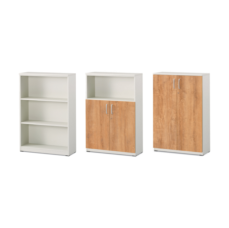 토파스 믹스 3단 사무용책장 사무실 화이트 콘크리트 오픈장 올문장 서류 수납장 캐비닛 책장