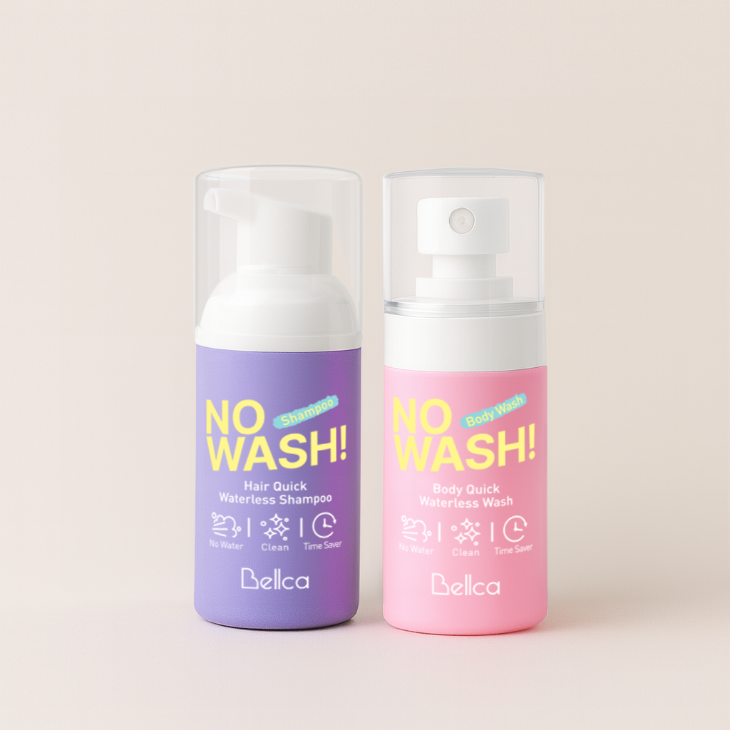 벨카 퀵 워터리스 비건 임산부 약국 샴푸 바디워시 세트 30ml - 상세 이미지 5