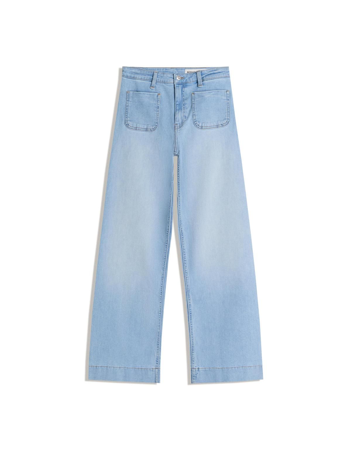 버쉬카 라이트 데님 심리스 와이드 포켓 진 5043/335 LIGHT BLUE - 상품 이미지