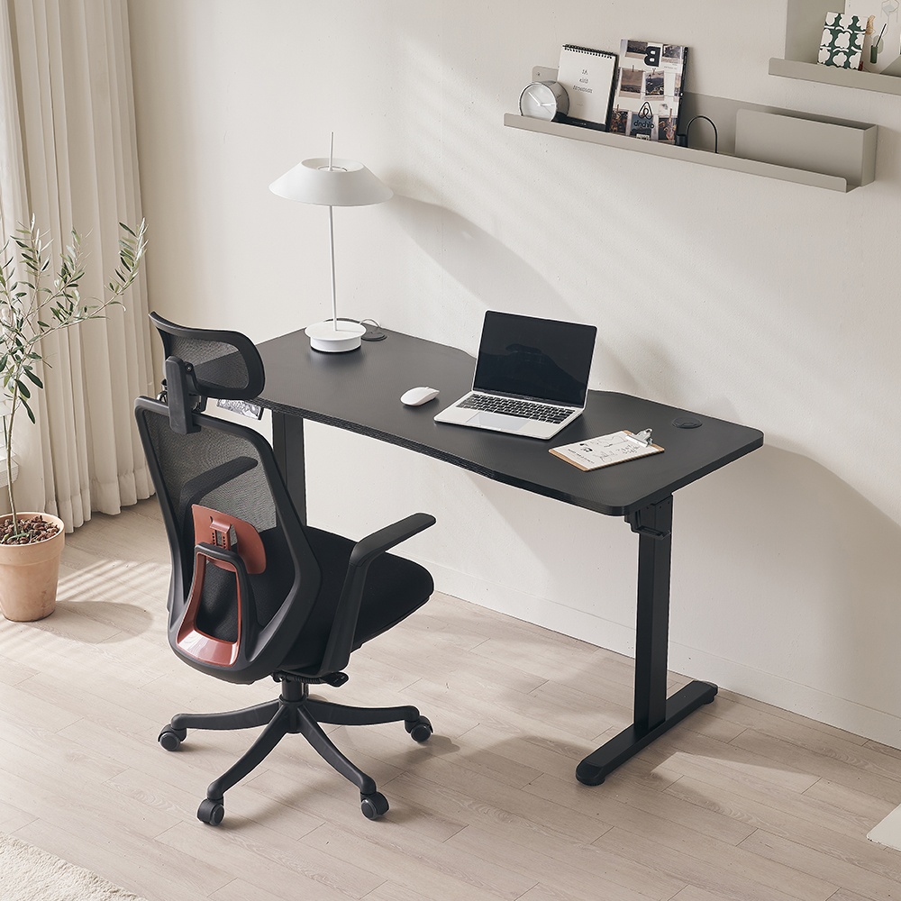 토핑홈 전동 모션데스크 높이조절 책상 스탠딩 책상 스탠드 싱글모터 1000