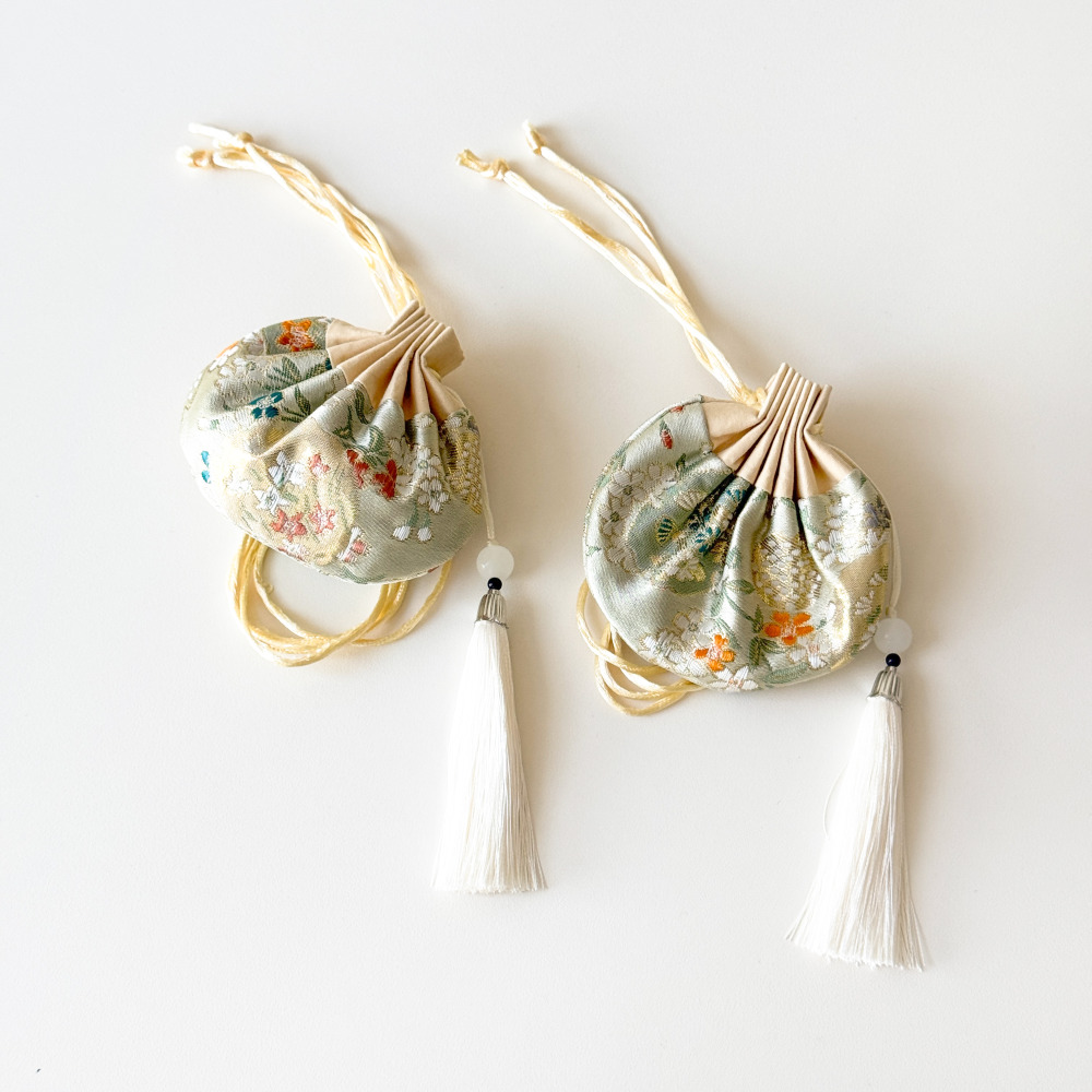 데이로이 미니 복주머니 전통 복조리 새해 복주머니 외국인 기념품 명절 선물