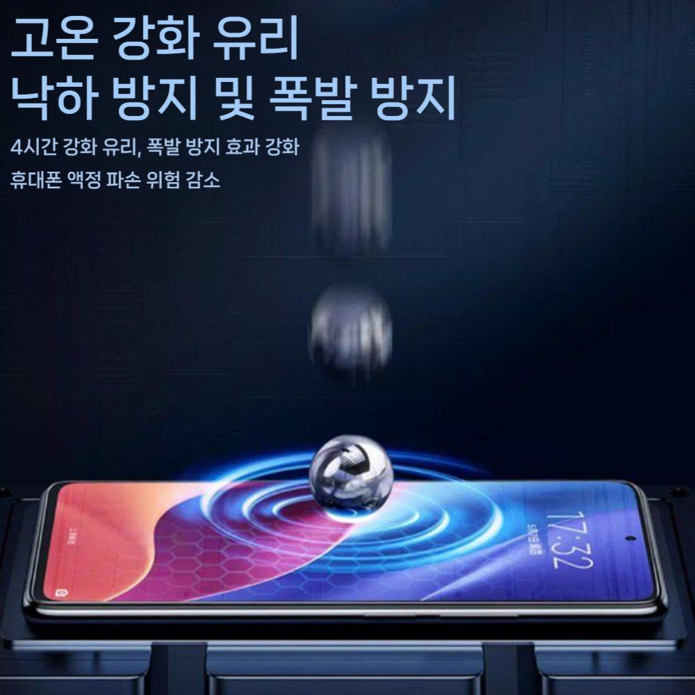 갤럭시 A17 강화 유리 ar 필름 화면 보호기 스크린 커버 - 상세 이미지 4