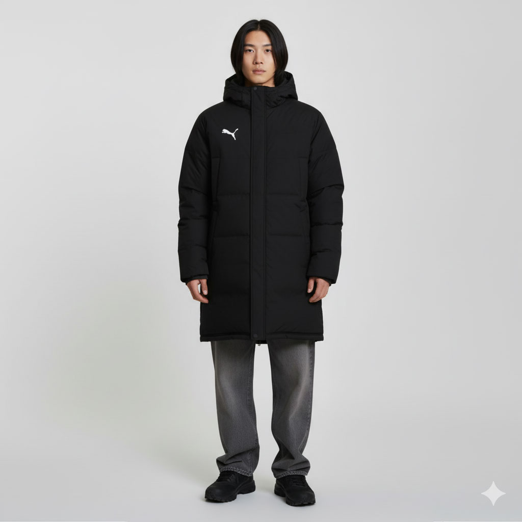 푸마 롱패딩 경량 다운 패딩 겨울 점퍼 러닝점퍼 - 상세 이미지 2